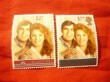 Serie Marea Britanie 1986 - Nunta Print Andrew cu Sarah Ferguson, 2 valori, Nestampilat
