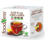 Capsule Foodness mix cu aroma ceai negru, lamaie si sofran, compatibile Dolce Gusto, 10 capsule, 150g