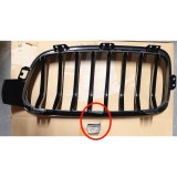 Grila Radiator Bmw Seria 3/ Seria 3 Gt F30/31/34/35 , 01.2012-, Dreapta, Negru, 51712240778, 20d105 (Buc) - Resigilat- Clema Rupta