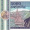 5000 lei 1992 UNC