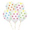 Set 10 baloane transparente, Cu buline, 30cm, Ropet
