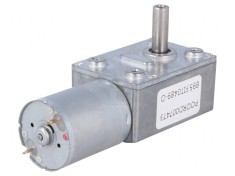 Motor DC cu angrenaj melcat 6-15V 1A Ax crestat D 150:1 foto