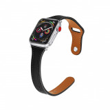 Cumpara ieftin Curea dama pentru Apple Watch 1/2/3/4/5/6/7/8/SE/SE 2/Ultra (42/44/45/49mm) Techsuit Watchband (W033) Black