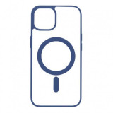 Husa Protectie TPU Matt, Apple iPhone 14, compatibil MagSafe, Blue Blister