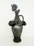 Ulcior de nunta cu cocos 54cm - Ceramica neagra de Marginea
