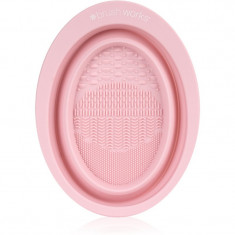 Brushworks Silicone Makeup Brush Cleaning Bowl Dispozitiv de silicon pentru perii de curățare 1 buc