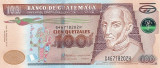 GUATEMALA █ bancnota █ 100 Quetzales █ 28.10. 2015 █ P-126f █ UNC █ necirculata