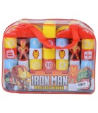 Set Constructie Supereroi 52 Piese pentru Copii, Plastic Non-Toxic, Recomandat Peste 3 Ani