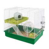 Cumpara ieftin Cuşcă hamster HAMSTER DUO cu accesorii din plastic, Ferplast