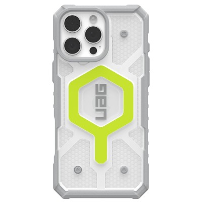 Husa iPhone 16 Pro Max UAG Pathfinder Clear MagSafe, Active Neon foto