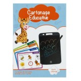 Set Carduri Educative cu Tabletă de Scris LCD, 6 Inch, Multicolor, CMCLASS