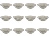 Set boluri, 12 piese, 1.65 L, Portelan, Negru