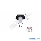 Clips fixare elemente exterioare pentru citroen/peugeot/fiat 9x17mm - alb set 10 buc UNIVERSAL Universal #6, Array