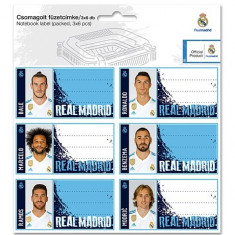 Etichete caiet FC Real Madrid 2017-2018 18 buc foto