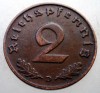 2.635 GERMANIA 2 REICHSPFENNIG 1938 D, Europa, Bronz