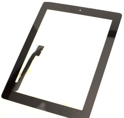 Touchscreen iPad 3, iPad 4, Black foto