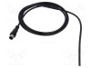Conector M12 mufă tată drept aurit AMPHENOL 20-80&deg;C