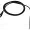 Conector M12 mufă tată drept aurit AMPHENOL 20-80&deg;C