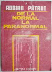 De la normal la paranormal, vol. II ? Adrian Patrut (putin uzata) foto