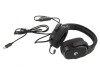 Căști cu microfon negre USB/Jack 3,5mm 2,2m 20Hz-20kHz