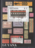 M2 JC 60 - Colita foarte veche - Guyana - trenuri vechi, Transporturi, Stampilat