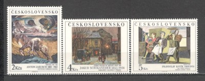 Cehoslovacia.1989 Pictura din Galeria nationala XC.377 foto