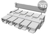 Conector cablu-cablu/PCB Mufă Mamă 5PIN Mini-Fit Sr 600V
