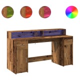 Cumpara ieftin Birou Lemn vechi 160 x 55 x 91 cm Engineered wood