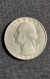 Moneda quarter dollar 1982 USA eroare de batere, America de Nord