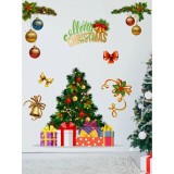 Cumpara ieftin Sticker/Autocolant Craciun Pom de Craciun 29x57cm - 632537