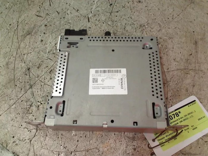 Cod Deblocare Radio 2014 Renault Zoe (AG) 281151499R RADIO MODULE MODULE