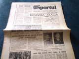 ZIARUL SPORTUL 16 APRILIE 1983 ROMANIA ITALIA