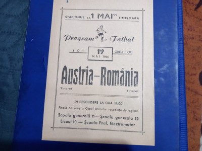 program Romania - Austria (tineret) foto
