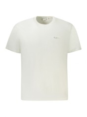 Tricou barbati, cu mini logo, Regular fit, Alb (Marime: XL) foto
