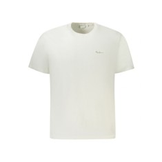 Tricou barbati, cu mini logo, Regular fit, Alb, M
