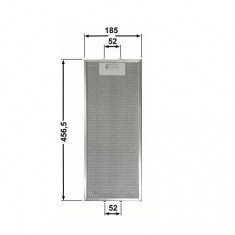 Filtru hota Electrolux , Lungime: 45,6 cm Lățime: 18,5 cm Înălțime: 8 mm