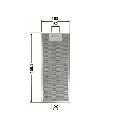Filtru hota Electrolux , Lungime: 45,6 cm Lățime: 18,5 cm &amp;Icirc;nălțime: 8 mm foto