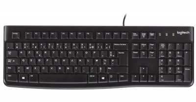 Tastatura Logitech K120 Business Windows cu fir, USB Plug-and-Play, tastatura franceza - RESIGILAT foto