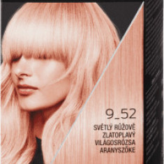 Syoss Color Vopsea de păr permanentă 9-52 Blond Auriu Rose Deschis, 1 buc