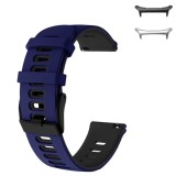Curea din silicon compatibila cu Samsung Galaxy Watch Ultra2, Telescoape QR, 22mm, Navy Blue