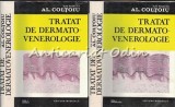 Tratat Dermato-Venerologie I, vol. 1(I+II), Al. Coltoiu, Bucuresti 1986, 728+579 pag, Medicina, Dermatologie, Venerologie, Coperta Cartonata
