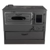 Soba pe lemne 9kW Grand Fantazia Lux, cos stanga FarmGarden AgroTrade, Micul Fermier