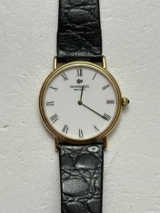 CEAS AUR 18K RAYMOND WEIL - Geneve - Extra-plat - Quartz - 15.7g - 395 lei/gr. !