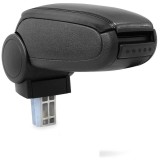 Cotiera Auto Dacia Logan 2 (2012-2016) Premium ALM, Negru, Piele Ecologica, Spatiu Depozitare Rabatabil