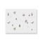 Sablon Perete vopsire, tencuiala 900x600x0.7mm Cactus Refolosibil, model MXSP7081