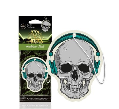 Odorizant Auto AROMA DIA DE LOS MUERTOS Headphones Skull foto