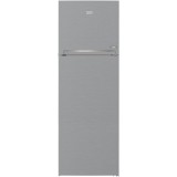 Frigider cu doua usi Beko RDNE350K40XBN, 313 l, NeoFrost Dual Cooling, HarvestFresh Compresor ProSmart Inverter, Clasa E, H 172 cm, Metal Look