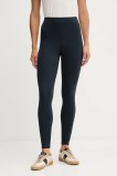 Weekend Max Mara colanți BASILIO culoarea bleumarin, cu imprimeu, 2525786061600