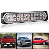 Lampa Avertizare Stroboscop 24 LED-uri Agabaritice Galbene ,auto,moto, Universal