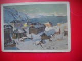 HOPCT 23859 PORTUL VLADIMIR- POLUL NORD- T V VIZIRYAN - RUSIA --MUZEE - CP PICTURA --NECIRCULATAMUNTII